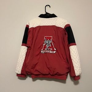 Alabama Black White and Red Vintage Windbreaker